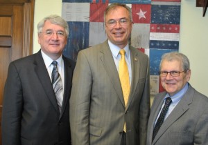 From left: AAOS Past President Joshua Jacobs, M.D., Rep. Andy Harris (R-MD), NIAMS Director Stephen I. Katz, M.D., Ph.D.