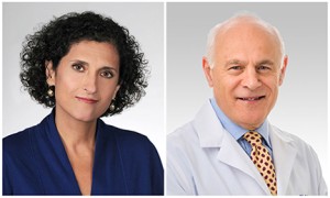 Photo of Carol Feghali-Bostwick, Ph.D. (left) and John Varga, M.D. (right)