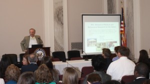 NIAMS Deputy Director Robert Carter, M.D., presents at a Congressional briefing sponsored by the Scleroderma Foundation.