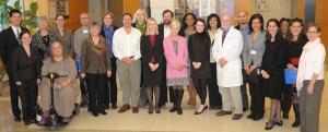 NIAMS staff met with 12 patient-advocates from the National Psoriasis Foundation during their recent visit to NIH to learn about the biomedical research process.