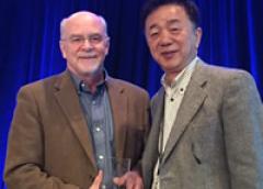 Photo of Dr. O'Shea and Dr. Taniguchi