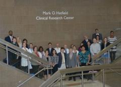 Senior Congressional staffers recently toured NIAMS laboratories to learn about translational research advances as part of NIAMS Awareness Day.