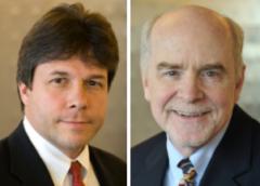 Two NIH physicians CC/NLM’s Dr. James Cimino (l) and NIAMS’s Dr. John O’Shea Jr. are among 70 new members elected to the Institute of Medicine.
