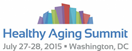 Healthy Aging Summit logo: July 27-28 - Washington, DC