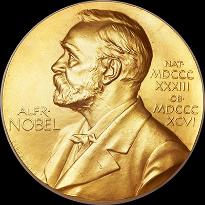 The Nobel Prize medallion