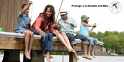 Family is fishing